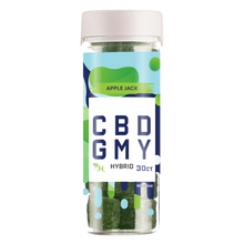 Load image into Gallery viewer, Experience the crisp sweetness of Apple Jack CBG Gummies. Premium CBG-infused goodness for a delicious and relaxing experience. Elevate your well-being with these top-quality CBG gummies – a flavorful journey to tranquility.
