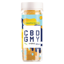 Load image into Gallery viewer, Savor the tropical delight of Pineapple Punch CBG Gummies. Premium CBG-infused goodness for a flavorful and relaxing experience. Elevate your well-being with these top-quality CBG gummies – a delicious journey to tranquility.