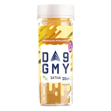 Load image into Gallery viewer, Escape to tropical bliss with Hawaiian Pineapple Delta 9 Gummies. Premium Delta 9-infused delight for a flavorful and relaxing experience. Elevate your well-being with these top-quality Delta 9 gummies – a tasty journey to tranquility.