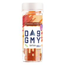 Load image into Gallery viewer, Experience the citrus burst of Orange-Utang Delta 9 Gummies. Premium Delta 9-infused goodness for a flavorful and relaxing experience. Elevate your well-being with these top-quality Delta 9 gummies – a tasty journey to tranquility.