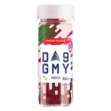 Load image into Gallery viewer, xperience the dazzling burst of flavor with Razzle-Dazzle Delta 9 Gummies. Premium Delta 9-infused goodness for a delicious and relaxing experience. Elevate your well-being with these top-quality Delta 9 gummies – a flavorful journey to tranquility.