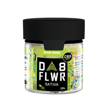 Load image into Gallery viewer, Experience the uplifting vibes of Sour Diesel Delta-8 Flower. Premium Delta-8-infused delight for a flavorful and relaxing experience. Elevate your well-being with this top-quality Delta-8 Flower – a journey to tranquility.