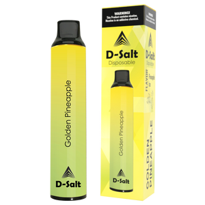 Experience the tropical allure of Golden Pineapple D-SALT Disposable. Premium and convenient, this D-SALT device delivers a burst of golden pineapple flavor, elevating your vaping journey.