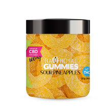 Load image into Gallery viewer, R.A. Royal Gummies – CBD Infused Sour Pineapple
